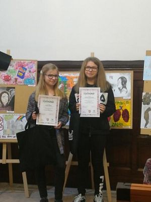  Grafika #0: Wyróżnienia w Powiatowym Konkursie Plastycznym "Nie pal przy mnie, proszę" grafika
