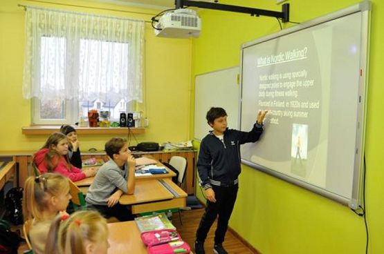  Grafika #1: Nordic Walking English classes! grafika