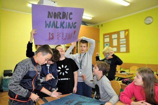  Grafika #3: Nordic Walking English classes! grafika