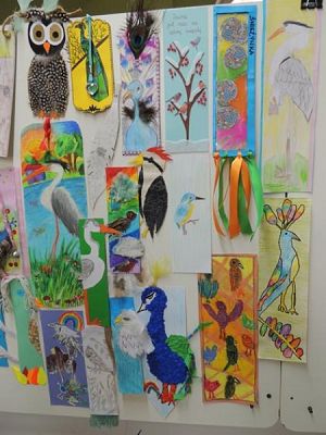  Grafika #1: WYRÓŻNIENIA w Miejskim Konkursie Plastycznym ,,Zakładka do książki grafika