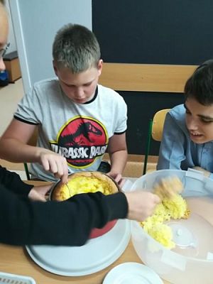  Grafika #0: Lekcja biologii w klasie VIIa grafika