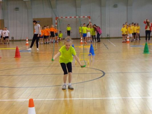  Grafika #14: Konkurs Sportowy dla klas I-III Kto z nas lepiej i prędzej grafika