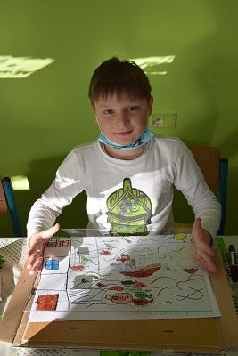 ,,Na szkle malowane” – warsztaty kaszubskie klas trzecich grafika