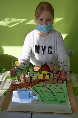 ,,Na szkle malowane” – warsztaty kaszubskie klas trzecich grafika