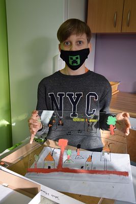 ,,Na szkle malowane” – warsztaty kaszubskie klas trzecich grafika