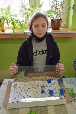 ,,Na szkle malowane” – warsztaty kaszubskie klas trzecich grafika