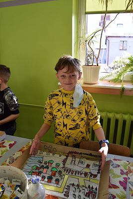 ,,Na szkle malowane” – warsztaty kaszubskie klas trzecich grafika