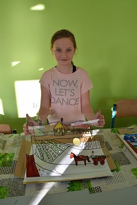 ,,Na szkle malowane” – warsztaty kaszubskie klas trzecich grafika