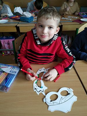 Karnawałowe Dzieła Pierwszoklasistów grafika