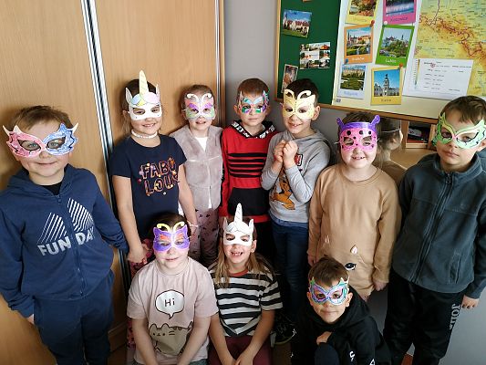 Karnawałowe Dzieła Pierwszoklasistów grafika