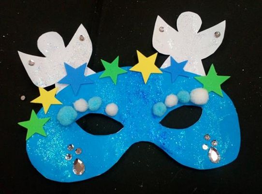  Grafika #3: Konkurs Plastyczny ,,Lęborska Maska Jasełkowa grafika