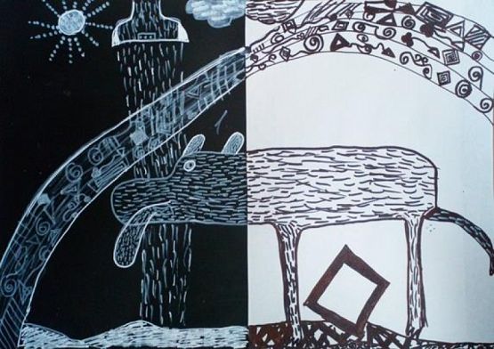  Grafika #5: Konkurs plastyczny ,,Mój przyjaciel grafika