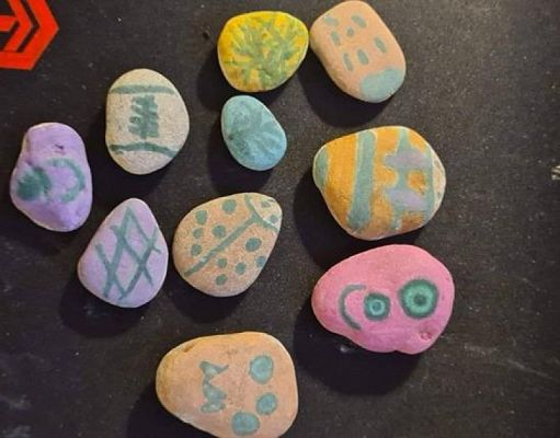  Grafika #9: "Kamienne Cudaki" klasy Ia - fotorelacja z zajęć online grafika