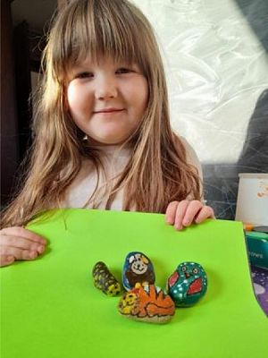  Grafika #14: "Kamienne Cudaki" klasy Ia - fotorelacja z zajęć online grafika