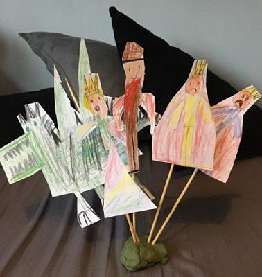  Grafika #4: Kukiełkowa bajka o złym smoku, pięknej krakowiance i sprytnym Kubie grafika