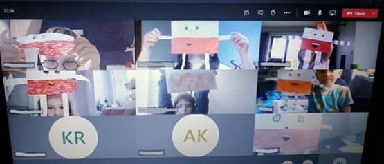  Grafika #1: FLAGUSIE w wykonaniu uczniów klasy 1a grafika