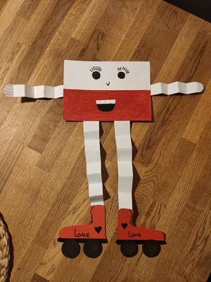  Grafika #7: FLAGUSIE w wykonaniu uczniów klasy 1a grafika