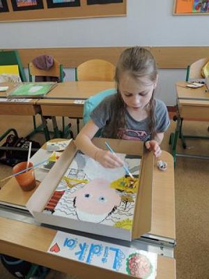  Grafika #4: NAGRODY w Powiatowym Konkursie Plastycznym ,,Jan Paweł II – Totus Tuus grafika