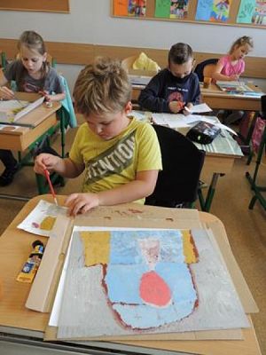  Grafika #5: NAGRODY w Powiatowym Konkursie Plastycznym ,,Jan Paweł II – Totus Tuus grafika