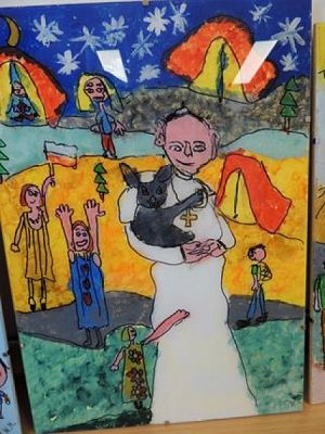  Grafika #19: NAGRODY w Powiatowym Konkursie Plastycznym ,,Jan Paweł II – Totus Tuus grafika