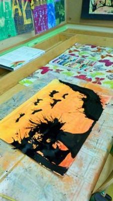  Grafika #8: ,,Tajemnicze drzewa – kółko plastyczne kl.2-3 grafika