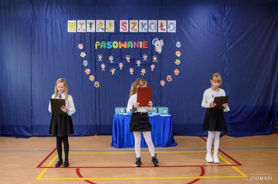  Grafika #15: PASOWANIE UCZNIÓW KLAS PIERWSZYCH - fotorelacja z 12 października 2020 roku grafika