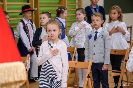  Grafika #35: PASOWANIE UCZNIÓW KLAS PIERWSZYCH - fotorelacja z 12 października 2020 roku grafika