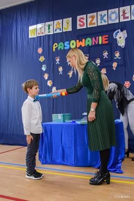  Grafika #47: PASOWANIE UCZNIÓW KLAS PIERWSZYCH - fotorelacja z 12 października 2020 roku grafika