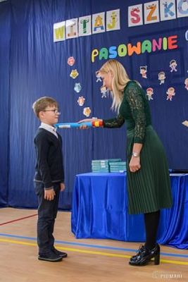  Grafika #49: PASOWANIE UCZNIÓW KLAS PIERWSZYCH - fotorelacja z 12 października 2020 roku grafika