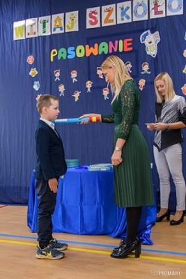  Grafika #51: PASOWANIE UCZNIÓW KLAS PIERWSZYCH - fotorelacja z 12 października 2020 roku grafika