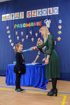  Grafika #53: PASOWANIE UCZNIÓW KLAS PIERWSZYCH - fotorelacja z 12 października 2020 roku grafika