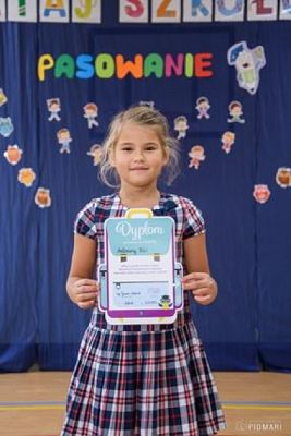  Grafika #86: PASOWANIE UCZNIÓW KLAS PIERWSZYCH - fotorelacja z 12 października 2020 roku grafika