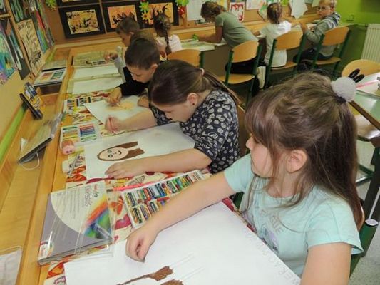  Grafika #0: ,, Jesteśmy niepowtarzalni – zajęcia plastyczne grafika