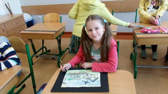  Grafika #4: Krajobrazy akwarelą i markerem malowane grafika