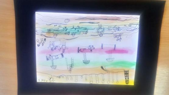  Grafika #5: Krajobrazy akwarelą i markerem malowane grafika