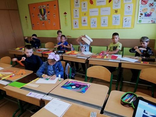  Grafika #2: Jesienne mozaiki kl. I B grafika