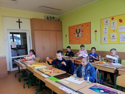  Grafika #0: Jesienne mozaiki kl. I B grafika