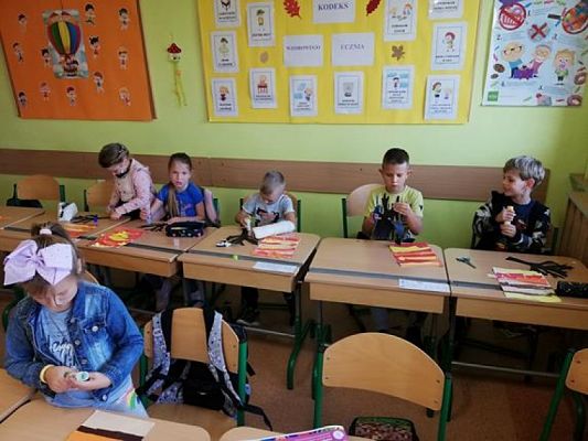  Grafika #5: Jesienne mozaiki kl. I B grafika