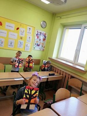  Grafika #6: Jesienne mozaiki kl. I B grafika