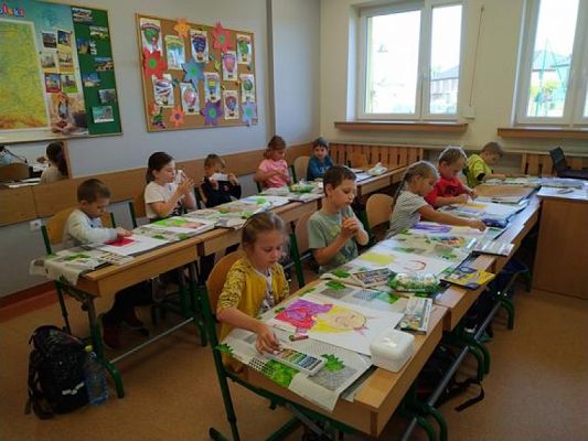  Grafika #12: Portrety uczniów klasy Ia grafika