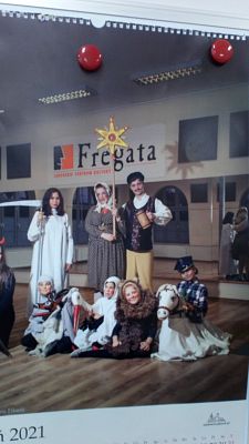 "Folklor Kaszubski" na szkle malowany grafika