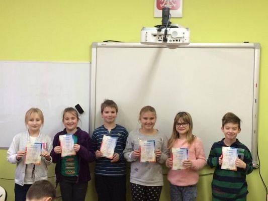  Grafika #0: Wyniki Ogólnopolskiego Konkursu z języka angielskiego MULTITEST dla klas IV-VI grafika