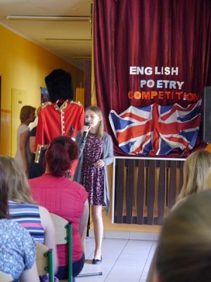 Grafika #9: Powiatowy Konkurs z języka angielskiego English Poetry Competition grafika