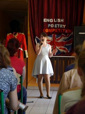  Grafika #10: Powiatowy Konkurs z języka angielskiego English Poetry Competition grafika