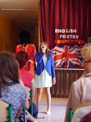  Grafika #12: Powiatowy Konkurs z języka angielskiego English Poetry Competition grafika