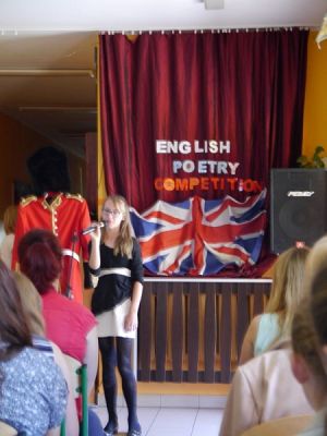  Grafika #13: Powiatowy Konkurs z języka angielskiego English Poetry Competition grafika