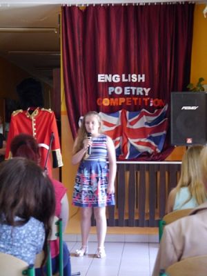  Grafika #14: Powiatowy Konkurs z języka angielskiego English Poetry Competition grafika