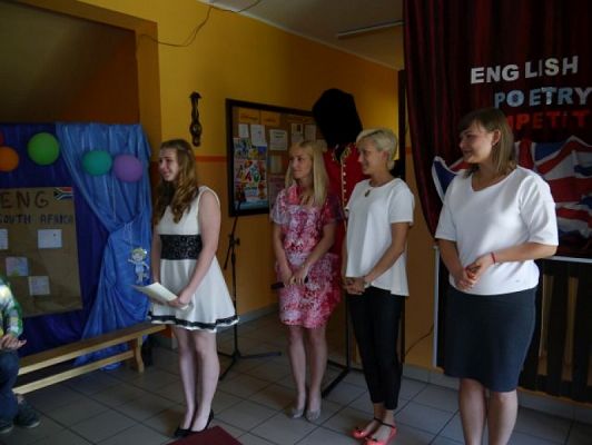  Grafika #18: Powiatowy Konkurs z języka angielskiego English Poetry Competition grafika