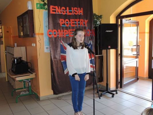  Grafika #7: POWIATOWY KONKURS RECYTATORSKI ENGLISH POETRY COMPETITION grafika