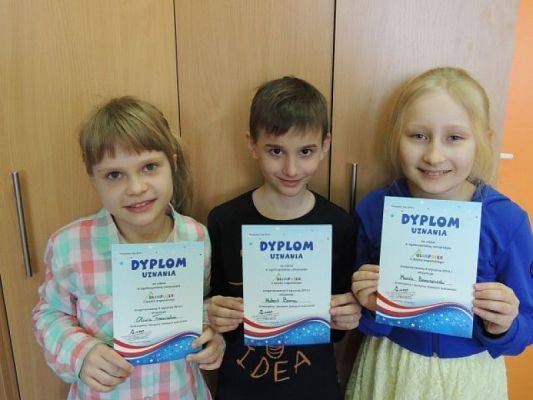  Grafika #11: WYNIKI OGÓLNOPOLSKIEJ OLIMPIADY Z JĘZYKA ANGIELSKIEGO "OLIMPUSEK" grafika